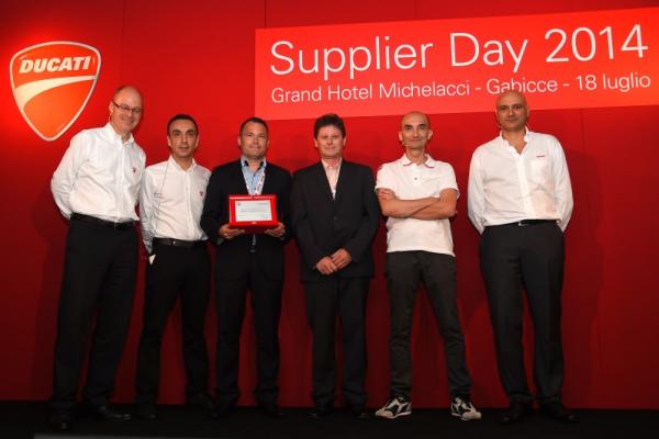 Ducati awards Hidria for quality