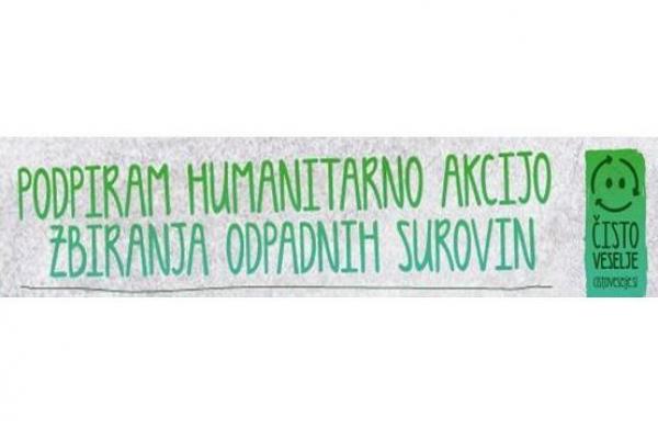Hidria podpira akcijo Čisto veselje